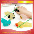 Candy colors puppy gel wrist rest pads/mouse pads for girls
